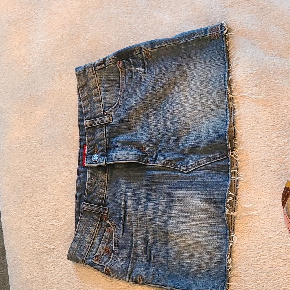 Guess jean skirt